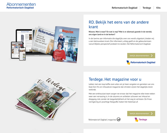 Abonnement Reformatorisch Dagblad Logo