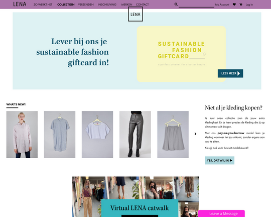 LENA the fashion library Logo